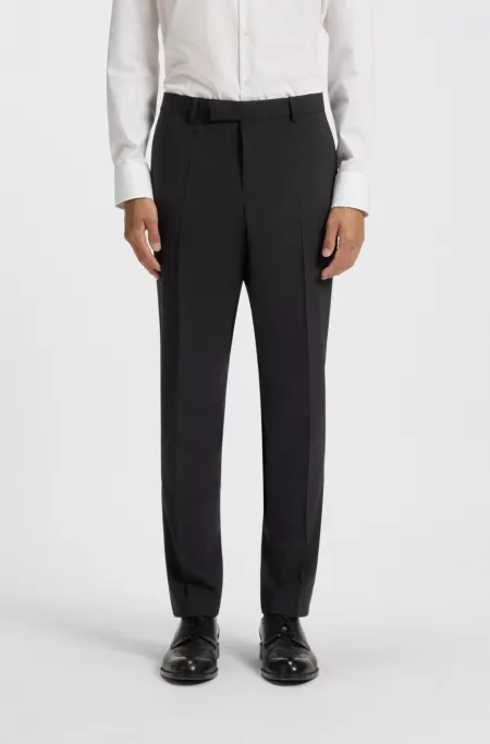 Pantalon de costume Slim en laine mélangée