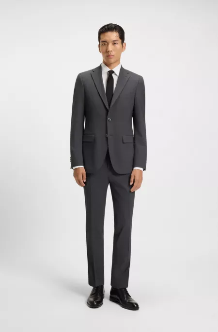 Pantalon de costume Slim en laine mélangée