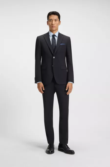 Pantalon de costume Slim en laine mélangée