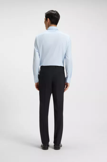 Pantalon de costume Slim en laine mélangée