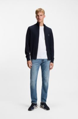 Regular-fit Maine-jeans van comfortabel blauw stretchdenim, Blauw