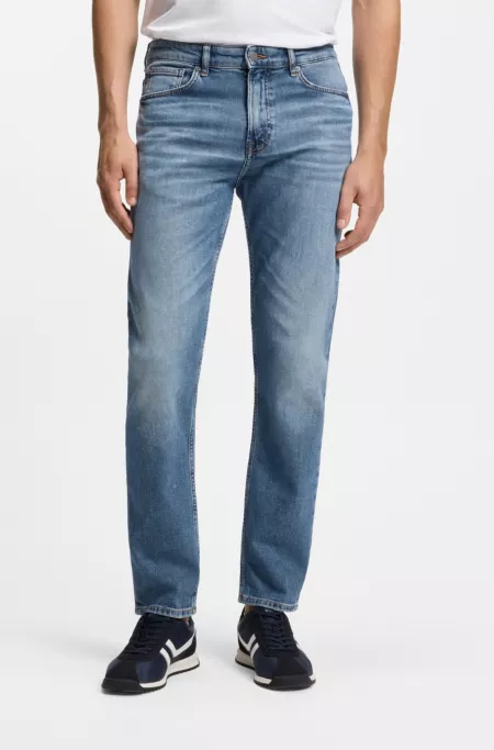 Maine regular-fit jeans in blue comfort-stretch denim