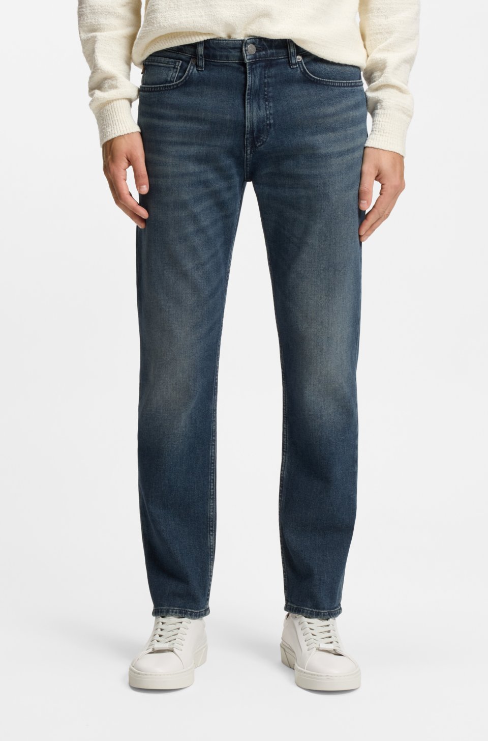 Maine regular-fit jeans in blue comfort-stretch denim