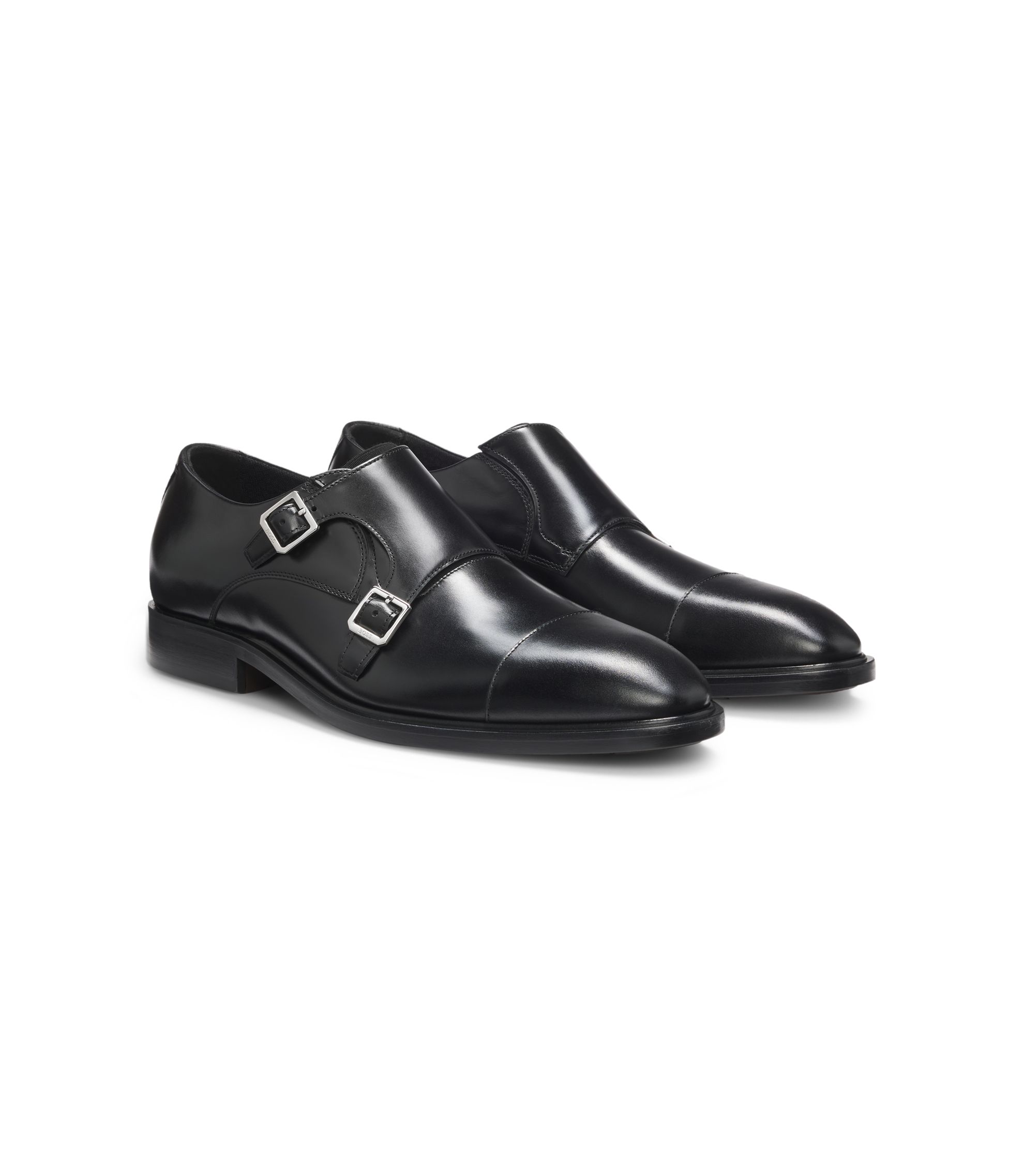 Monkstraps aus Leder mit Doppelriemchen