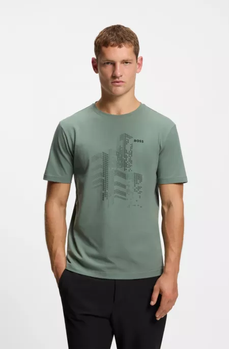 Two-pack of T-shirts in stretch-cotton jersey