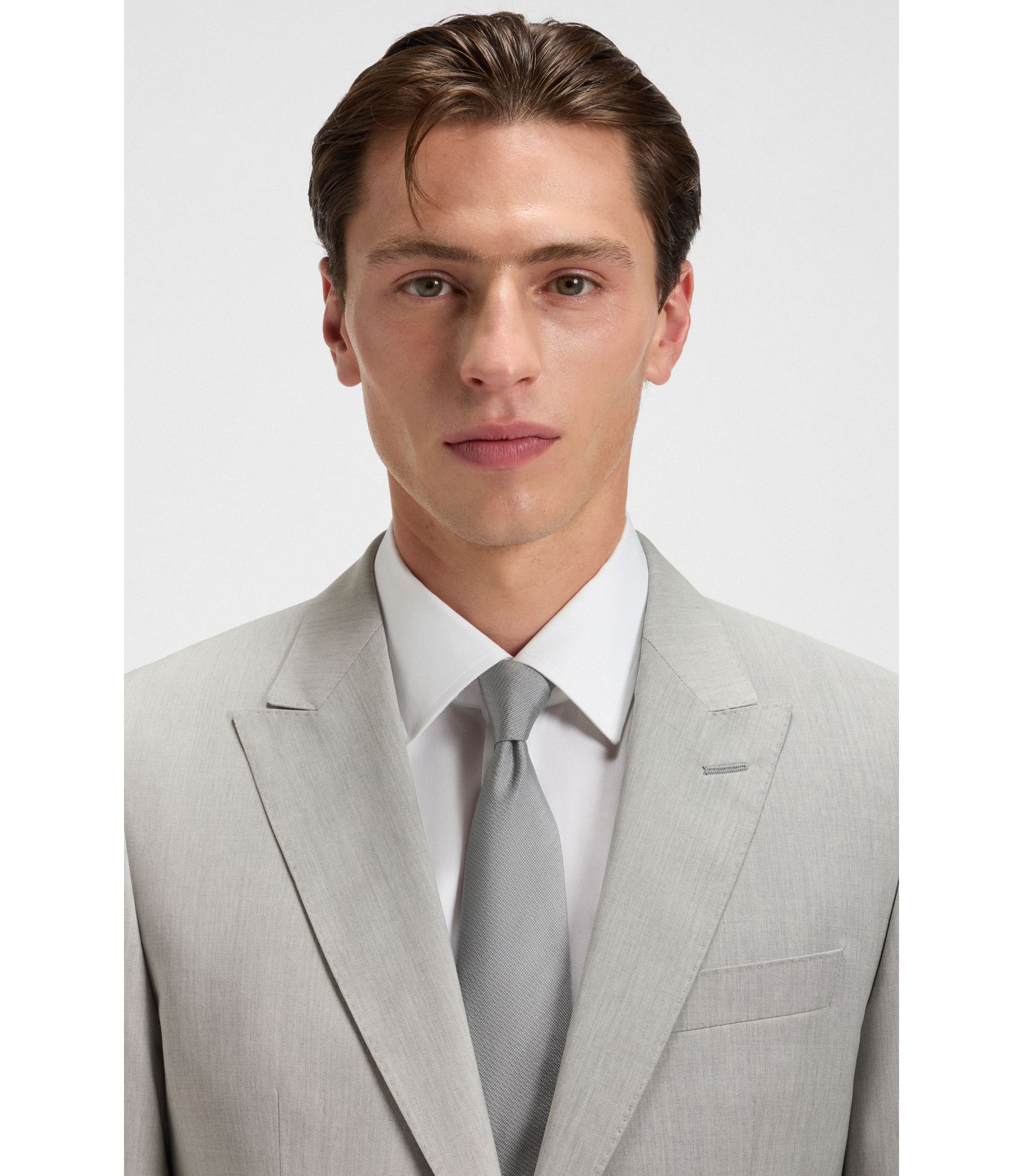 【早い者勝ち】MEN'S TENORAS スリーピース　スーツ　シルバー 早い者勝ち】MEN'S TENORAS スリーピース スーツ シルバー