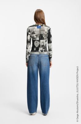 HUGO x Jujutsu Kaisen top with character prints, Patterned