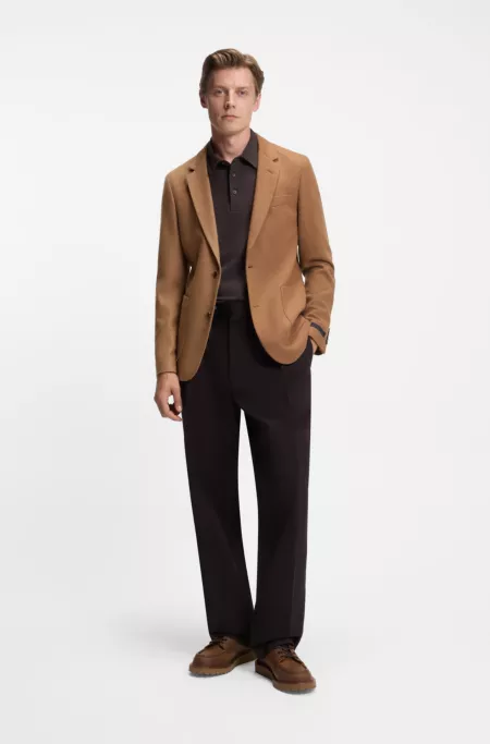 BECKHAM x BOSS slim-fit blazer in wool with cashmere