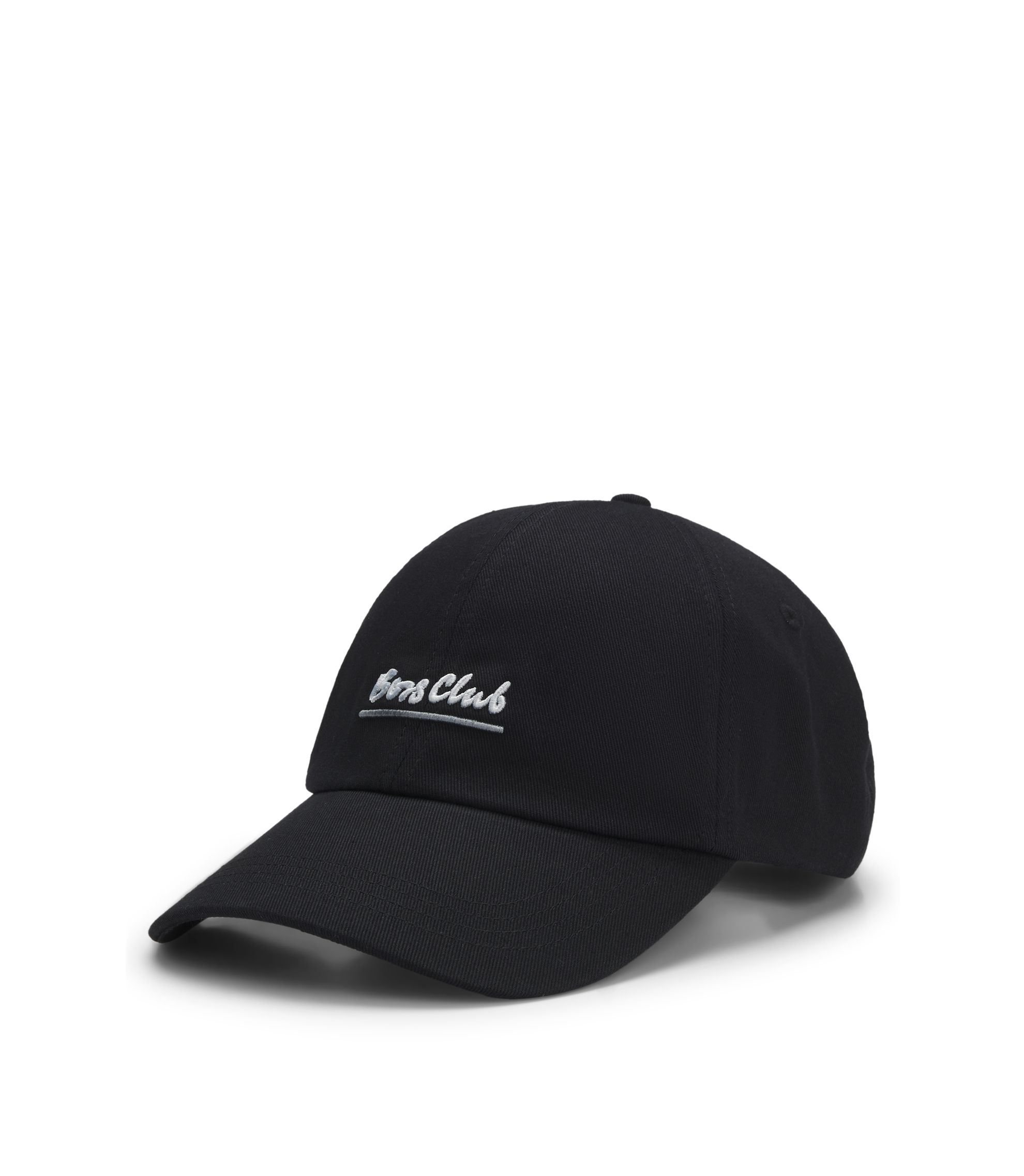 Cap aus Baumwoll-Twill mit Slogan-Stickerei