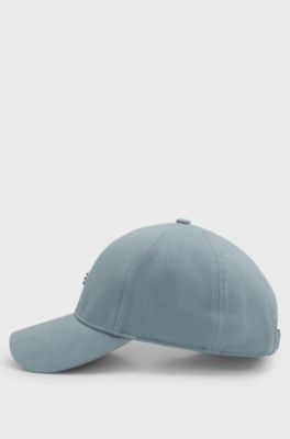 Stretch-cotton cap with Double B monogram, Light Blue