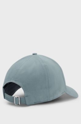 Stretch-cotton cap with Double B monogram, Light Blue