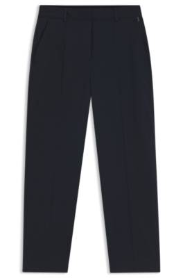 Boss Tapered-fit cropped trousers in stretch cotton chinos dam – bild 4