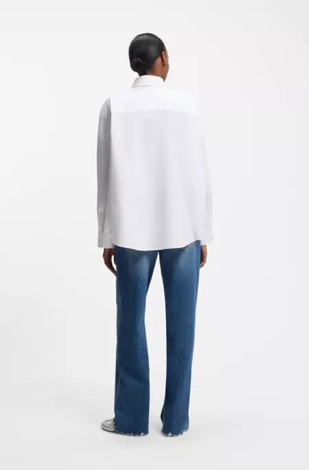 Chemisier Oversize avec logo Happy HUGO en strass