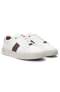 Gary trainers with woven details, White