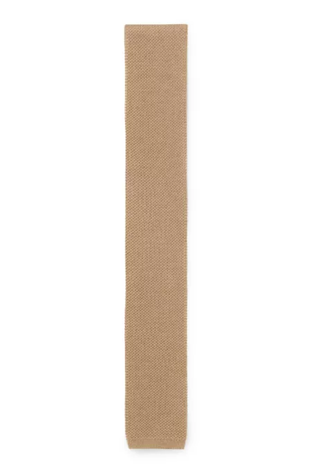 BECKHAM x BOSS knitted tie in wool