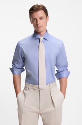 BECKHAM x BOSS knitted tie in wool, Light Beige