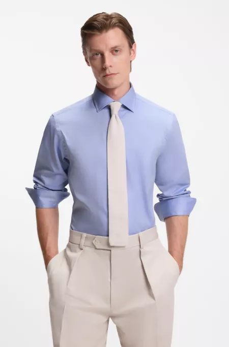 BECKHAM x BOSS knitted tie in wool