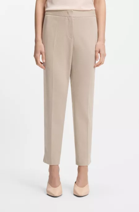 Pantalon Slim en jersey stretch performant à motif