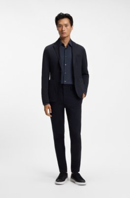 Boss Slim-fit stretch shirt kostymskjortor herr – bild 2