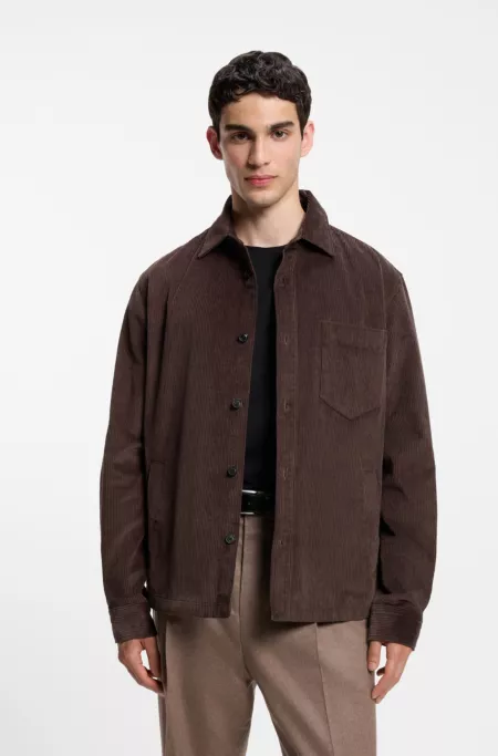 Chemise Oversize en velours côtelé de coton