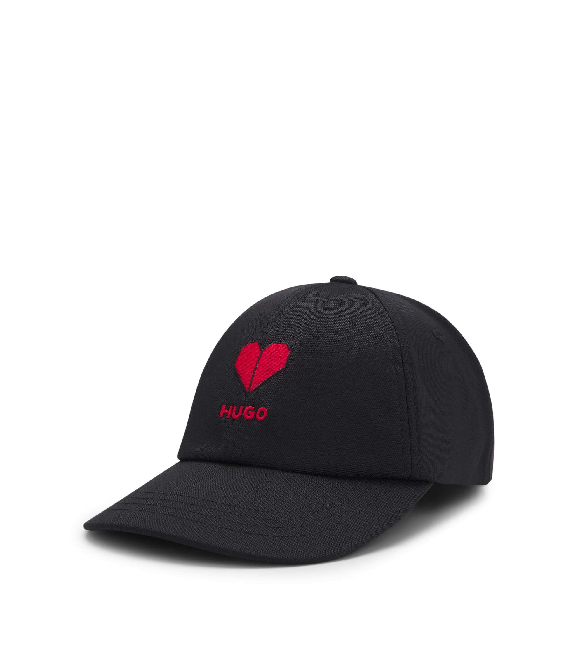 Cap aus Stretch-Twill mit Logo-Stickerei