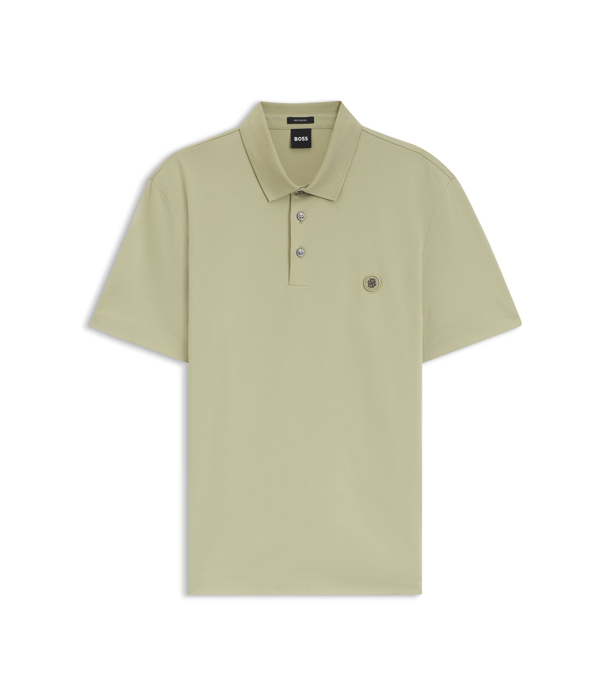 Sage Knit Polo, Navy Bermudas