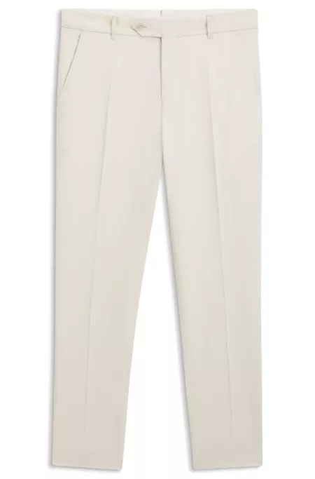 Tapered-fit trousers in washable stretch fabric