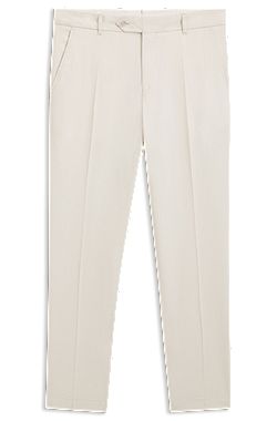 Tapered-fit trousers in washable stretch fabric
