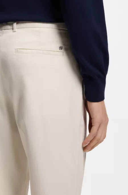 Tapered-fit trousers in washable stretch fabric