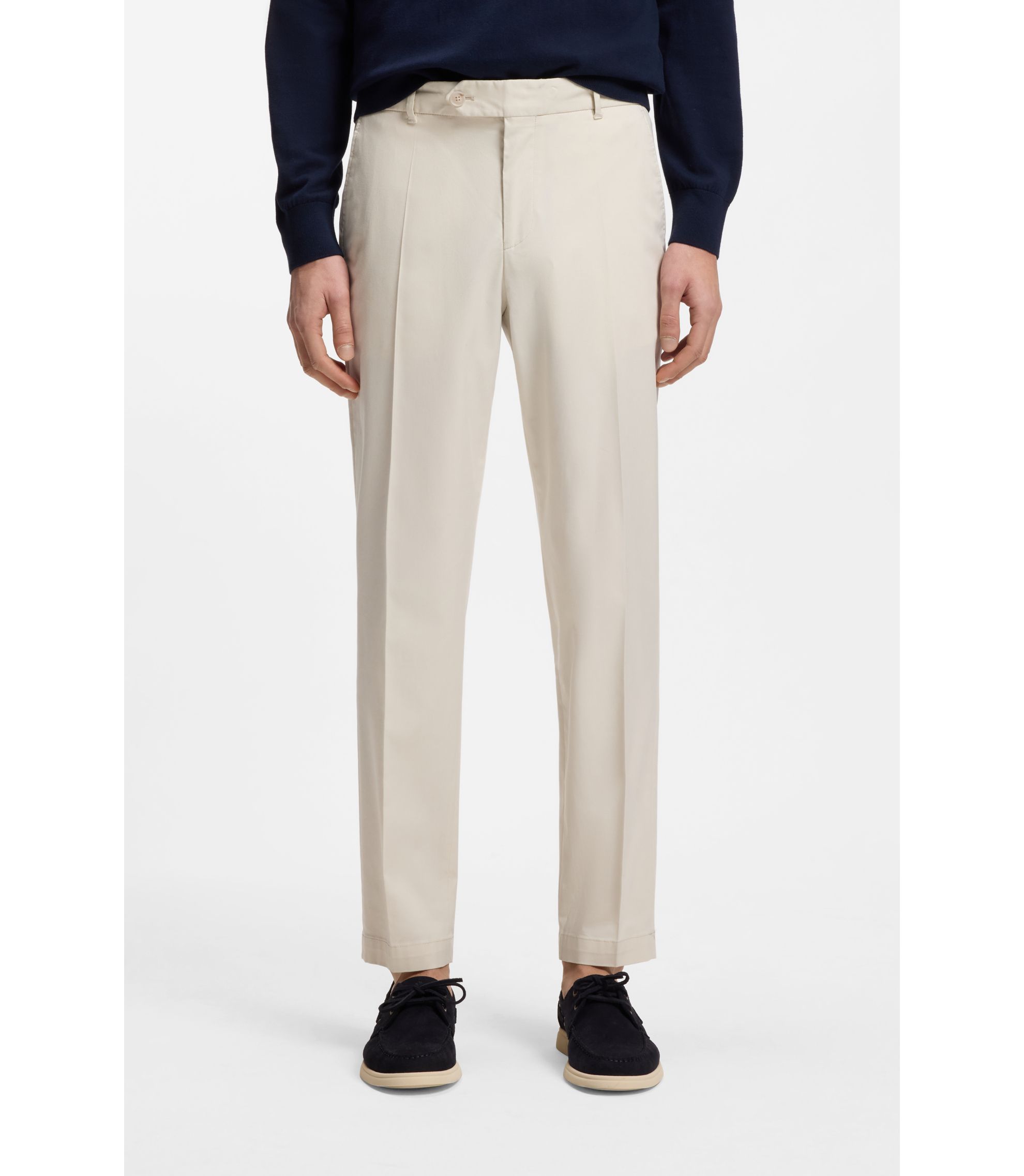 Tapered-Fit Hose aus waschmaschinenfestem Stretch-Gewebe