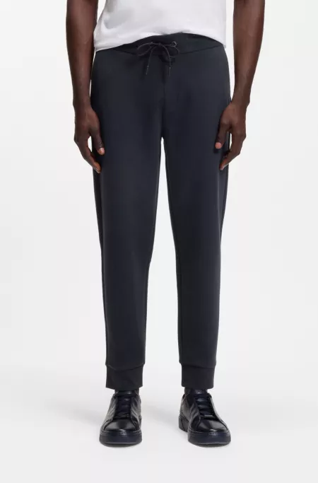Bas de survêtement en coton mélangé avec écusson monogrammé Double B