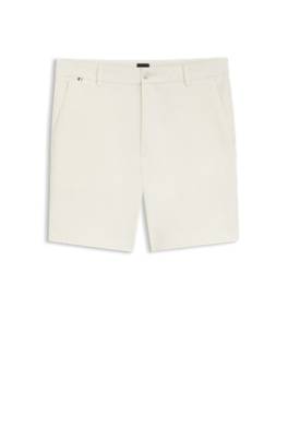 Modern-fit shorts in stretch cotton 1