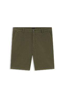 Modern-fit shorts in stretch cotton
