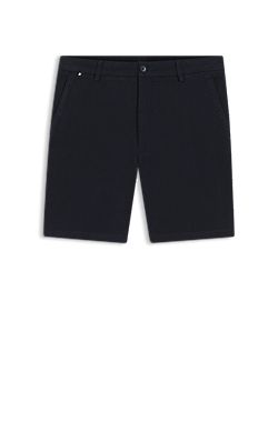Modern-fit shorts in stretch cotton
