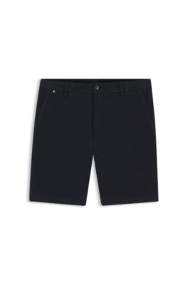 Boss Modern-fit shorts in stretch cotton herr – bild 4