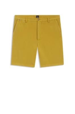 Modern-fit shorts in stretch cotton 1