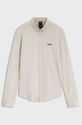Chemise Regular, Beige clair