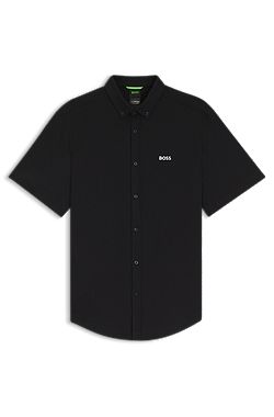 Regular-fit shirt in cotton jersey
