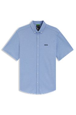 Regular-fit shirt in cotton jersey