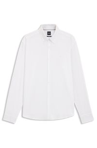 Regular-fit shirt in Oxford cotton, White