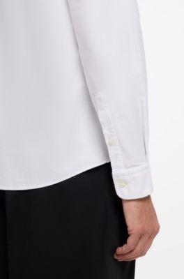 Regular-fit shirt in Oxford cotton, White
