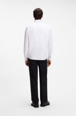 Regular-fit shirt in Oxford cotton, White
