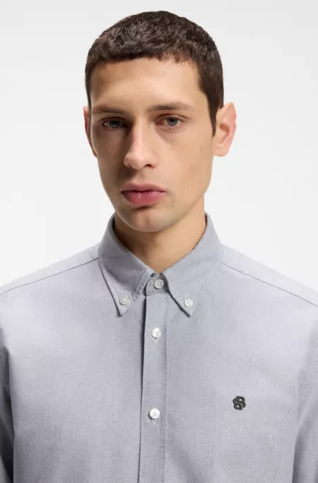 Regular-fit shirt in Oxford cotton