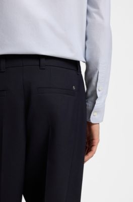 Regular-fit shirt in Oxford cotton, Light Purple