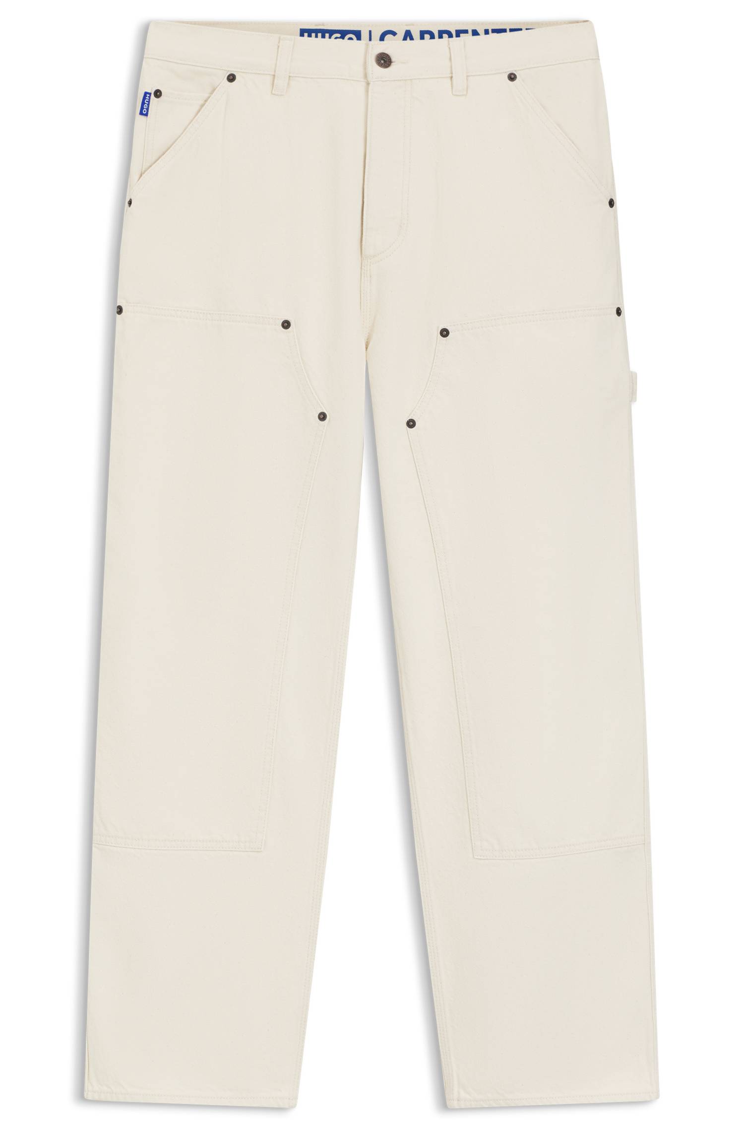 Hugo Loose-fit jeans in ecru denim herr – bild 4