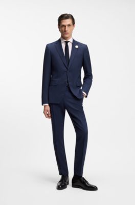 Regular-fit shirt in wrinkle-resistant micro-print cotton, Light Pink