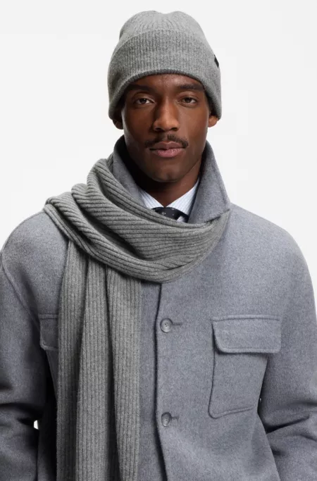 Gift-boxed hat and scarf set