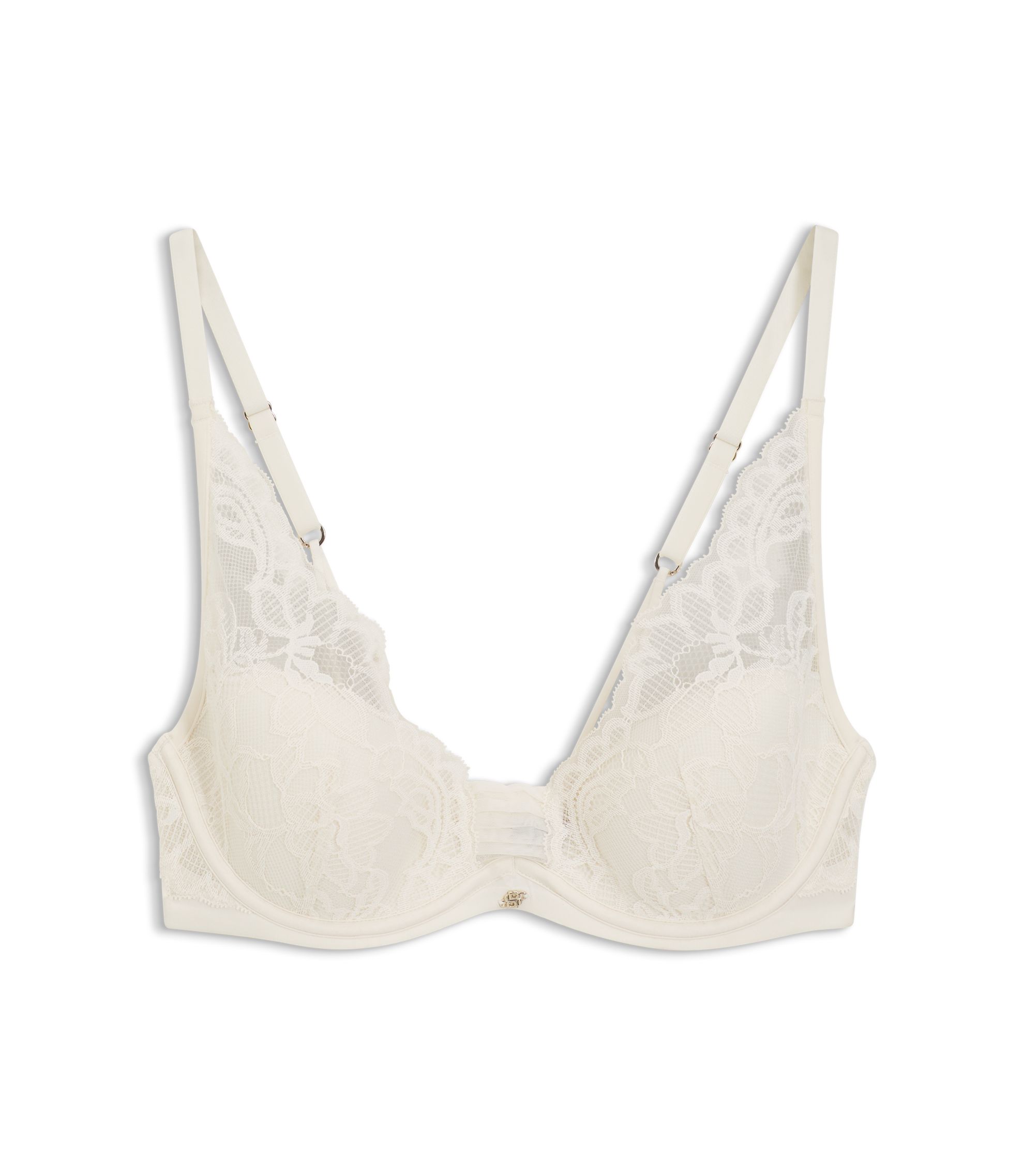 Bügel-BH mit Spitzenbesatz