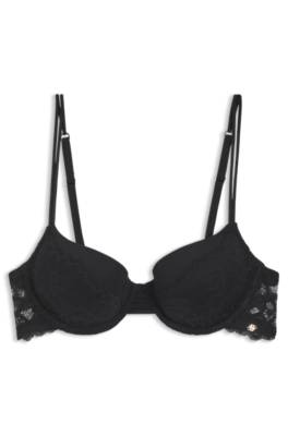 Boss Lace underwire bra with double straps spets bh dam – bild 4