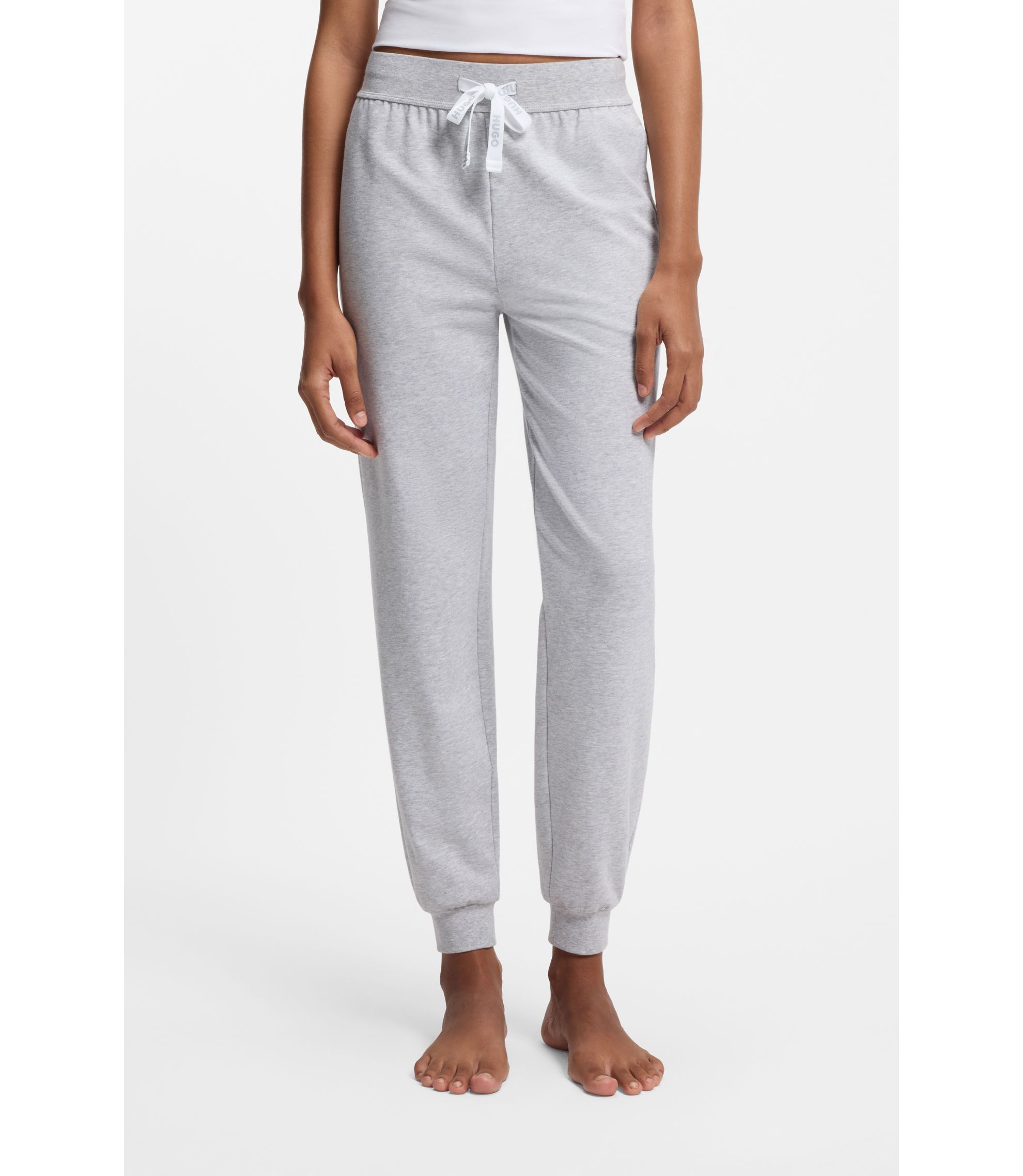 Jogginghose aus Baumwoll-Mix mit Logo-Details